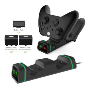 Xbox One Dual Wireless Controller Charger with 2 additional batteries