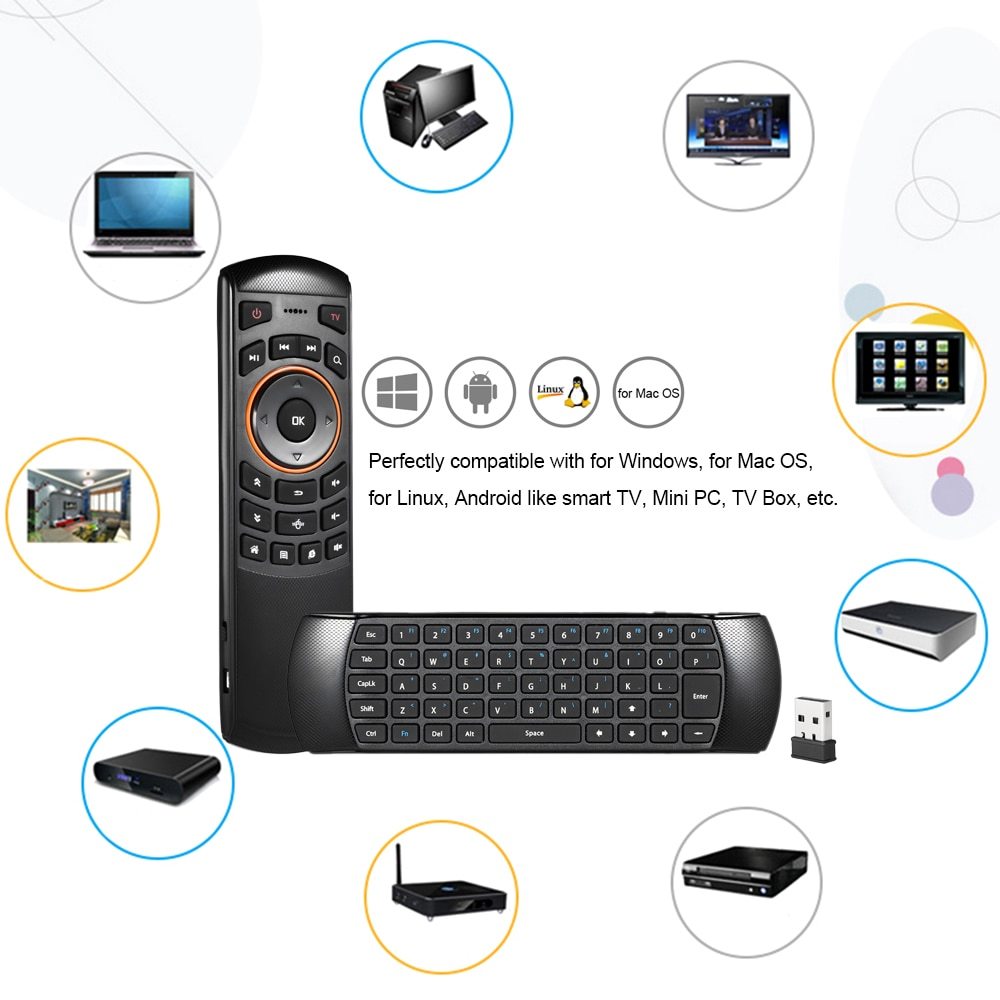 Mini Keyboard controller for TV's, Computers and Gaming Consoles. - Image 6