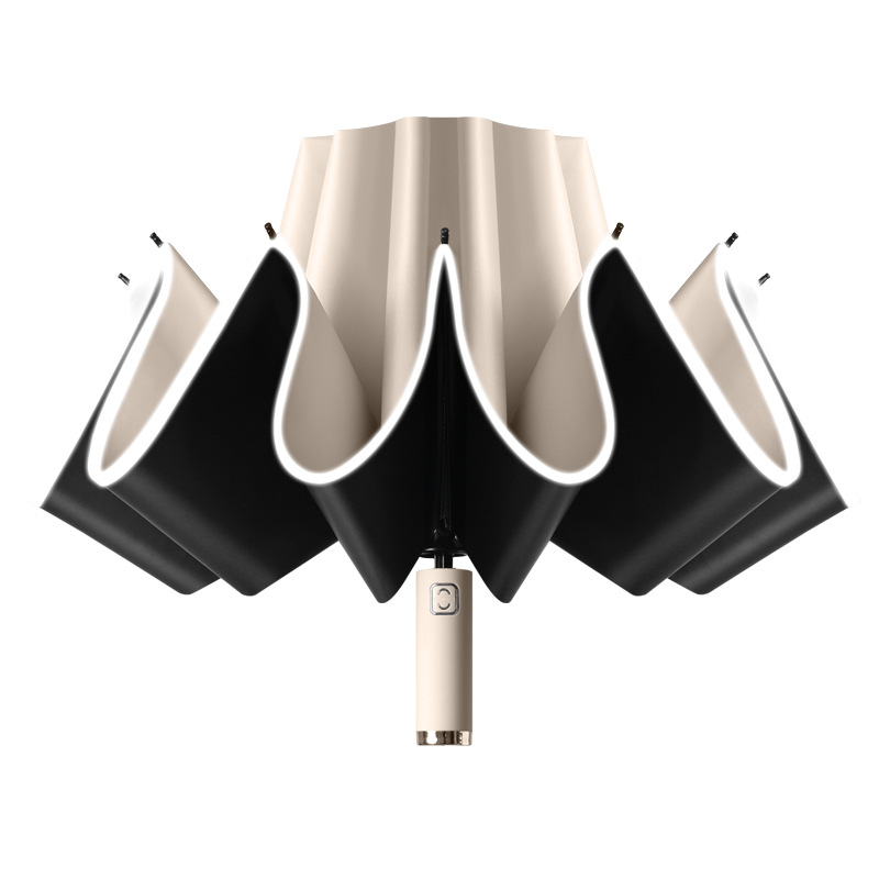 Umbrella with LED Flashlight and Lighted Rim. - Image 10