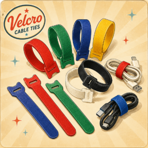 Velcro Cable Ties - 50 Count