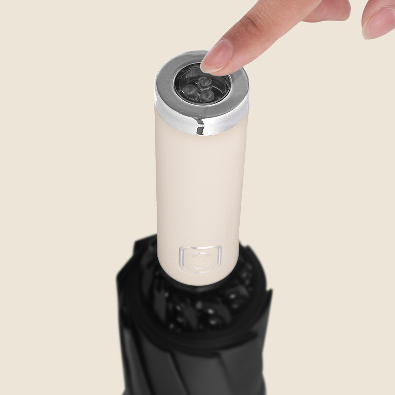 Umbrella with LED Flashlight and Lighted Rim. - Image 9