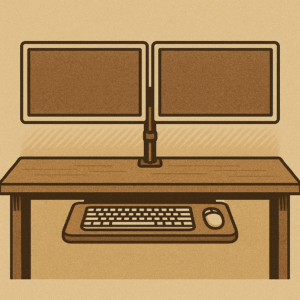 Dual Monitor Mount for up to 32 Inch Screens