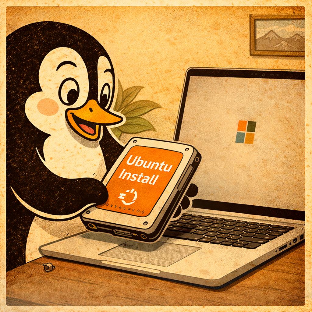 Ubuntu installed on a Microsoft Surface Book!