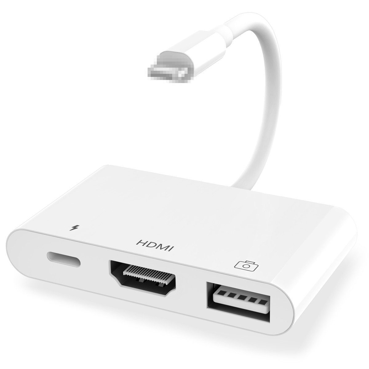 Apple Lightning Adapter to HDMI, USB and Through-Power!