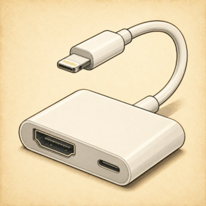 Apple to HDMI Adapter with Power Distribution