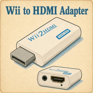 Wii to HDMI & 3.5mm Audio Adapter
