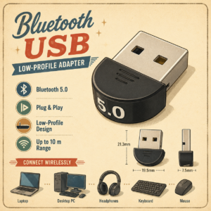 Bluetooth USB Low-Profile Adapter